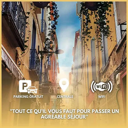 T3 Au Coeur De - Castillet & Cathedrale - Wi-fi Apartmán